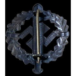 Sturmabteilung [SA] sports badge in bronzed iron, 3rd type (1939