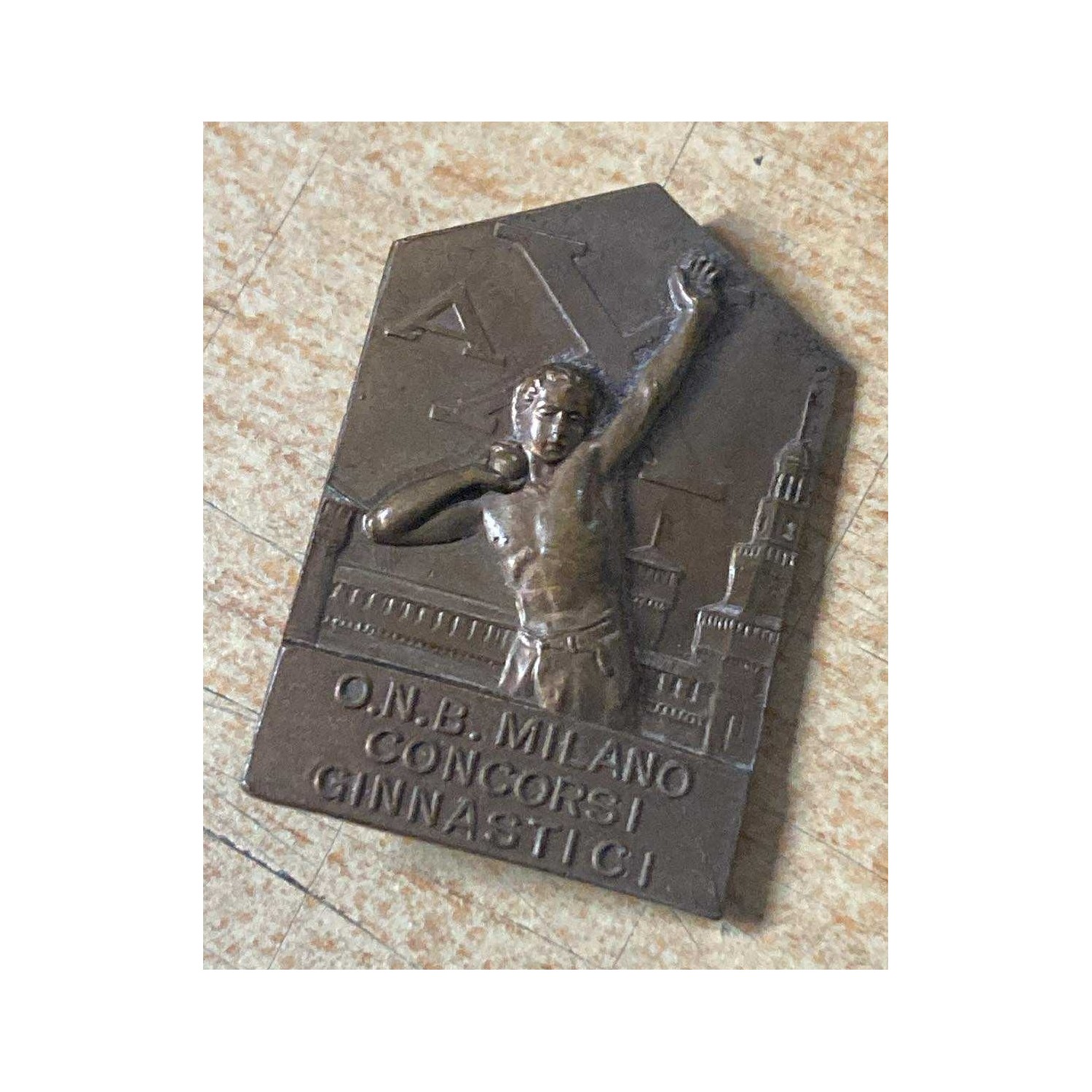 ONB Opera Nazionale Balilla Milano Sports Badge Gymnastics Competitions Year X° EF