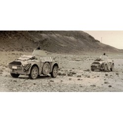 Istituto LUCE Foto eines ANSALDO-Panzerwagens in Tunesien, 1943.