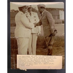 Foto Il Maresciallo dell Aria Italo Balbo con il Maresciallo Hermann Goring  1938
