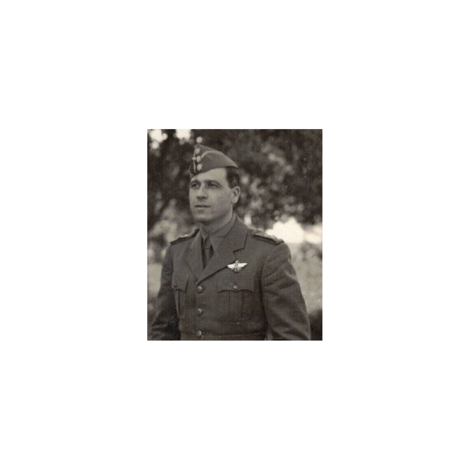 Foto ricordo Guerra di Spagna Aviazione Legionaria pilota italiano