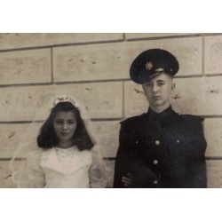 First Communion photo with brother in GIL Academician uniform
The photo measures 22.5 x 17 cm