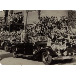 Foto d epoca visita di Benito Mussolini in Germania 1937