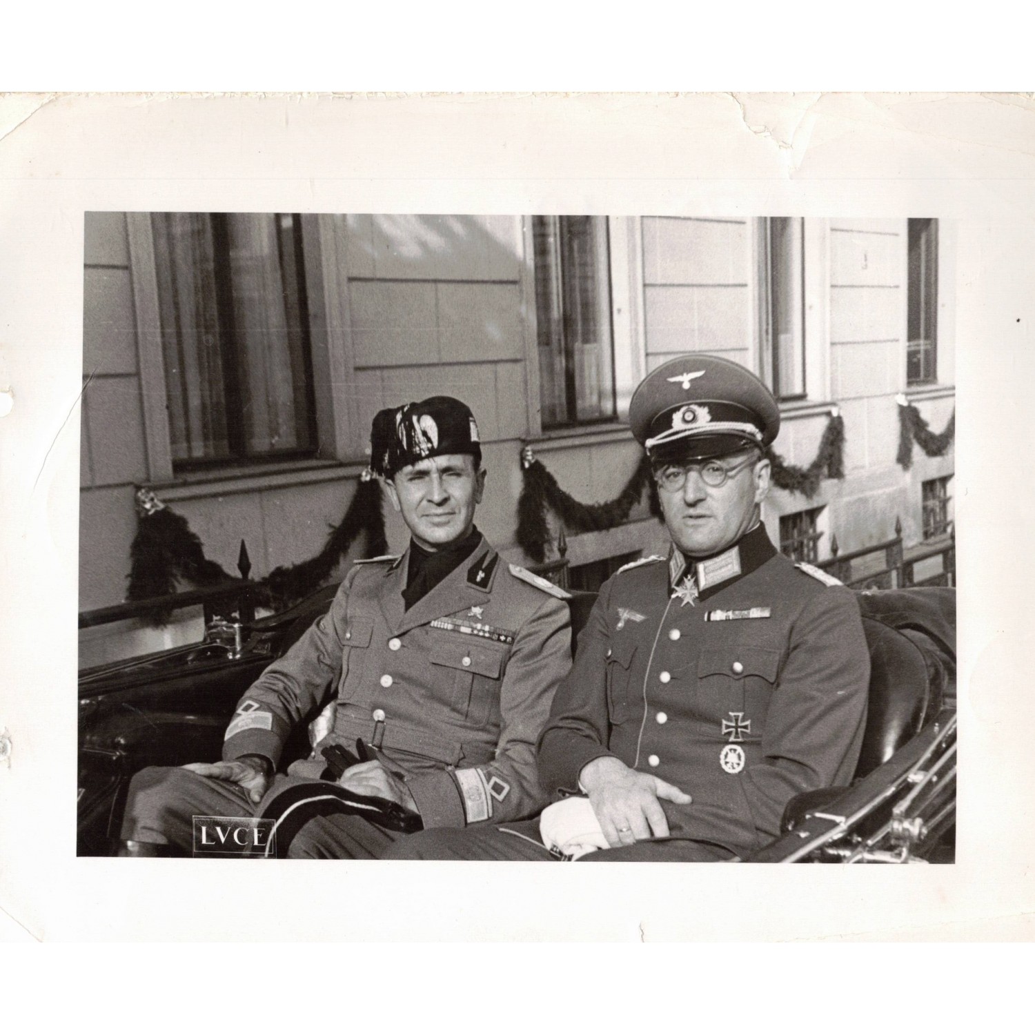 Foto Istituto LUCE visita del Duce in Germania