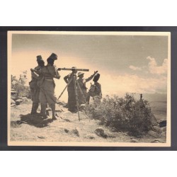 Foto formato cartolina gruppo di Ascari del Genio Militare