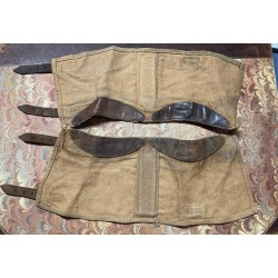 Tropical pattern gaiters for the German army during World War II