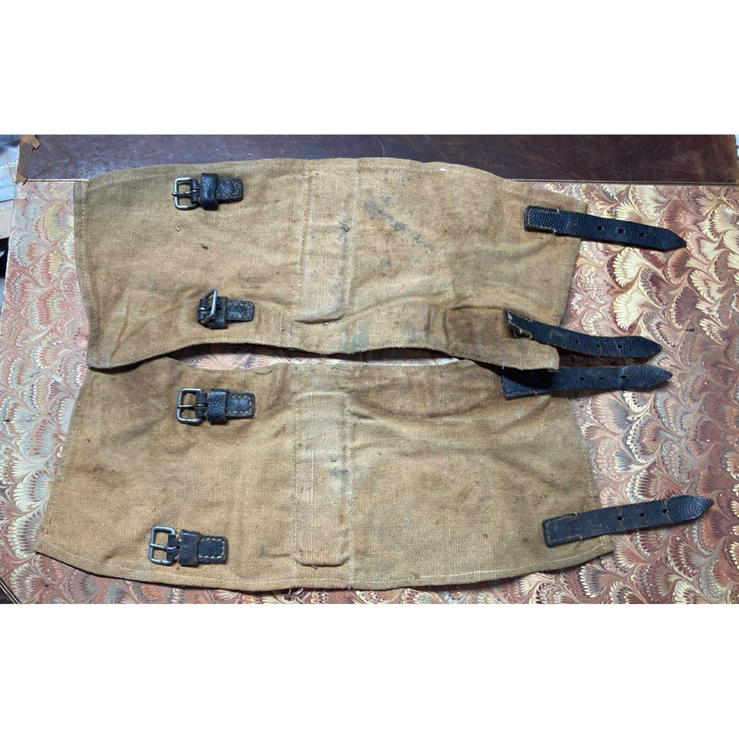 Tropical pattern gaiters for the German army during World War II