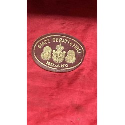 Stunning Officer's hat of the 7th Lancers of Milan, Umberto I period, 1893/1900