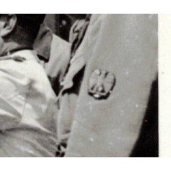 Bellissima foto d epoca Giovani Avanguardisti con Podesta di Milano ed Ufficiale GIL