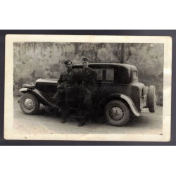 Beautiful postcard-sized photo of two Italian paratroopers, Tarquinia, 1941