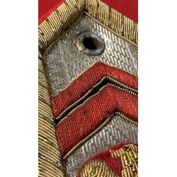 A true rarity. A stunning pair of shoulder boards for the gray-green uniform of the First Honorary Corporal of the Militia.
