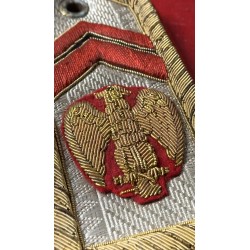 A true rarity. A stunning pair of shoulder boards for the gray-green uniform of the First Honorary Corporal of the Militia.