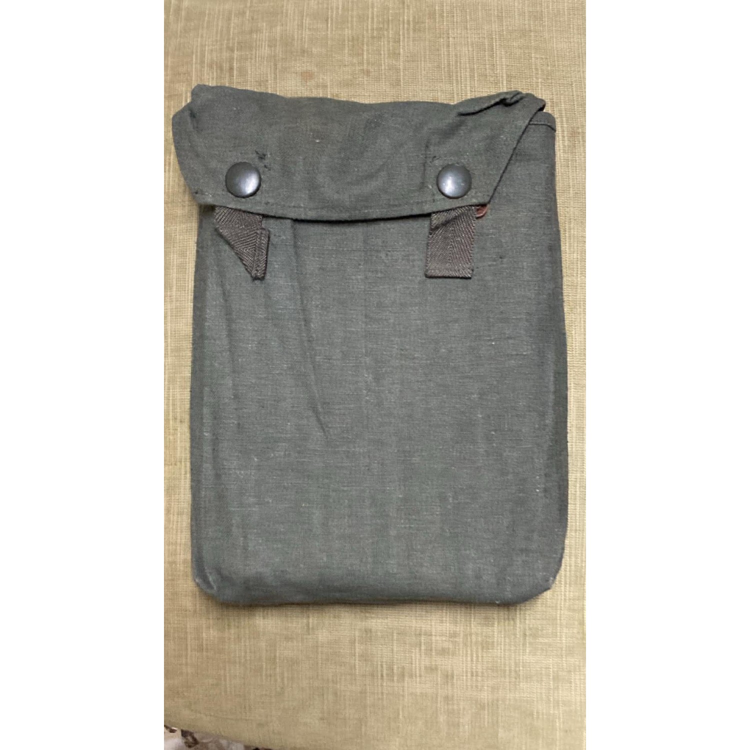 German Army gas-proof case and sheet