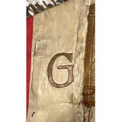 Eine bedeutende Originalfahne der faschistischen Universitätsgruppen der GUF in Turin.