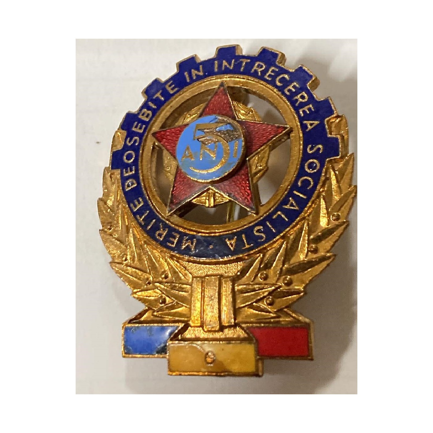 Jubilee Medal for Special Merit, Socialist Competition, Romania, 1970.