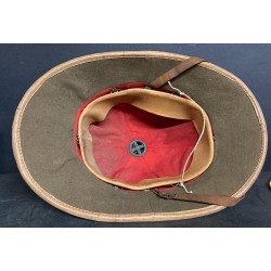 Luftwaffe tropical helmet marked F.ST.L. and dated 1943