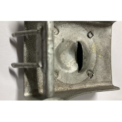 Fibbia in alluminio da truppa Polizia Pompieri periodo Rep. Weimar