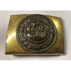 German Imperial Model 1895 Prussia two-piece buckle, variant of the standard model, the buckle measures 5.5 x 4 cm