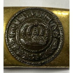 German Imperial Model 1895 Prussia two-piece buckle, variant of the standard model, the buckle measures 5.5 x 4 cm