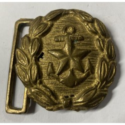 Fibbia in bronzo da Ufficiale Marina Imperiale Russa 1900/1917