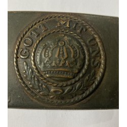 Preußische Messingschnalle aus dem Ersten Weltkrieg (Kaiserliches Deutschland)