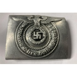 COPY Waffen SS aluminum buckle copy from the 60s