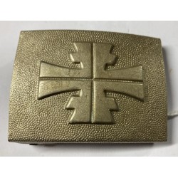 Belt buckle of the Deutsche Turnerschaft, made of nickel silver