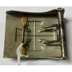 Belt buckle of the Deutsche Turnerschaft, made of nickel silver