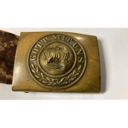 Brass buckle Germany 1895 Prussia