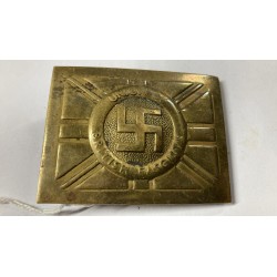 Post-1937 Union of British Fascist brass buckle