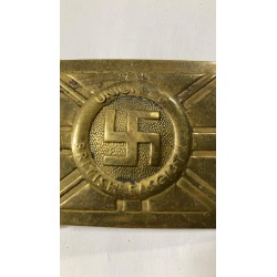 Post-1937 Union of British Fascist brass buckle