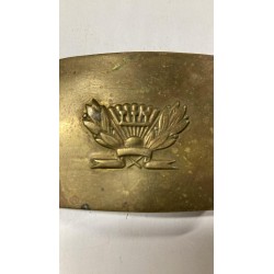fibbia in ottone  da cintura per gli studenti sovietici utilizzata fino al 1962