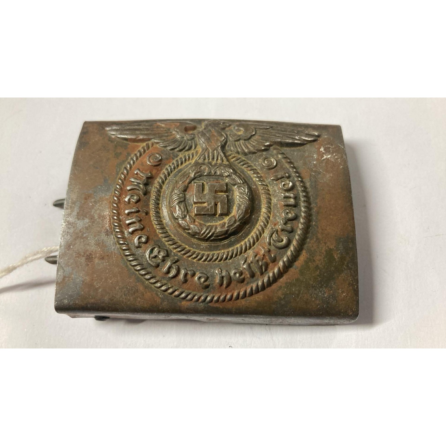 Waffen SS REPLICA steel buckle, this is an old replica from the 60s