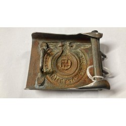 Waffen SS REPLICA steel buckle, this is an old replica from the 60s