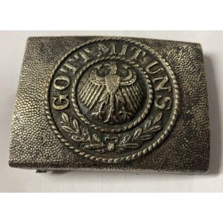 Schnalle der Weimarer Republik bis 1933 aus Neusilber