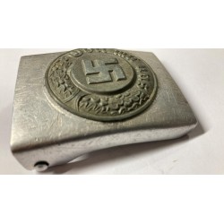 Interesting ex-HJ buckle modified for the German Police