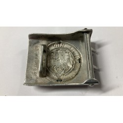 Interesting ex-HJ buckle modified for the German Police