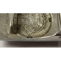 Interessante fibbia ex HJ modificata per la Polizia Tedesca