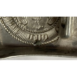 Interesting ex-HJ buckle modified for the German Police