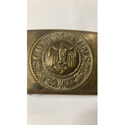 REPLICA Kriegsmarine brass buckle brand OLC, old replica from the 80s/90s