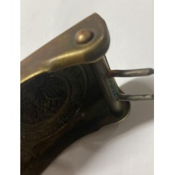 REPLICA Kriegsmarine brass buckle brand OLC, old replica from the 80s/90s