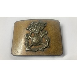 Extremely rare Piedmontese buckle for the Italian Royal Navy Infantry Corps