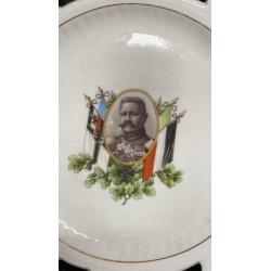 Dekorativer Keramikteller, Deutschland, 1915–1918