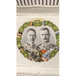 Dekorativer Keramikteller, Deutschland, 1914–1915