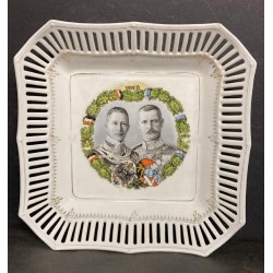 Piatto decorativo in ceramica Germania 1915  1918