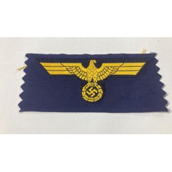 Beautiful BeVo eagle from Kriegsmarine garrison cap