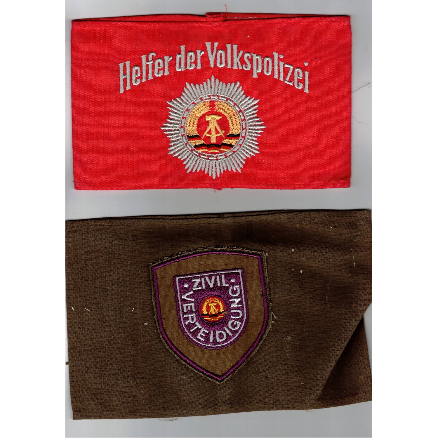 Pair of ex-DDR armbands
