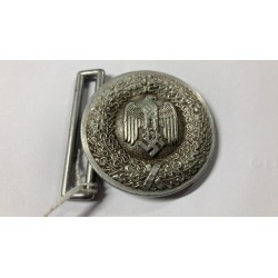 German Army Officer's Belt Buckle, WWII, Assmann Model, Unmarked