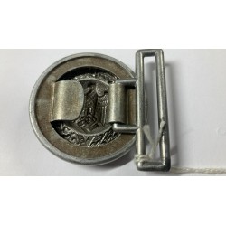 German Army Officer's Belt Buckle, WWII, Assmann Model, Unmarked