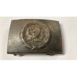 Finnish Army World War II troop buckle, iron